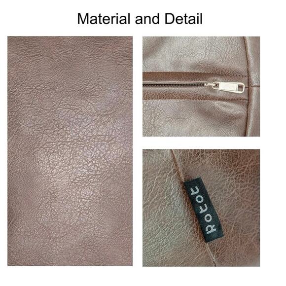 ROTOT Decorative Pouf, Ottoman, Bean Bag Chair,Foot Rest, Storage Unstuffed NEW - Picture 4 of 11